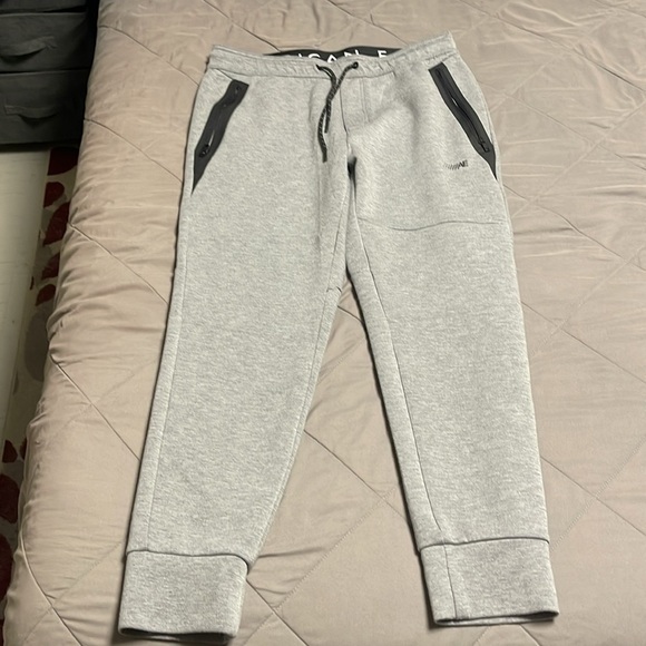 American Eagle Heather Gray Zipper Jogger Size Medium - Picture 6 of 12